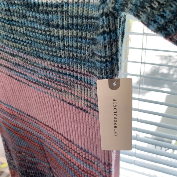 ANTHROPOLOGIE Striped Knit Midi Dress - Picture 4 of 7